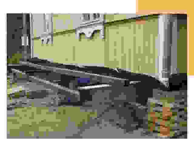 Сваи под старый дом в Узловой